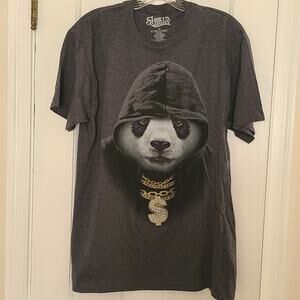 Shirts Happen Cool Swag Panda T-Shirt Size Medium NWOT